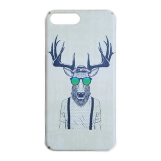Imagen de PROTECTOR PARA IPHONE X XS CON DISEÑO VENADO CON LENTES GLOW