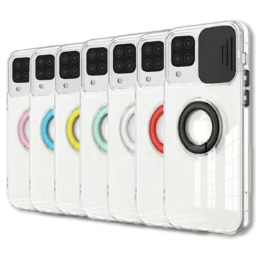 Imagen de PROTECTOR SAMSUNG A12 RINGCAM BLACK