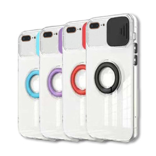Imagen de PROTECTOR IPHONE 7 8 PLUS RINGCAM RED
