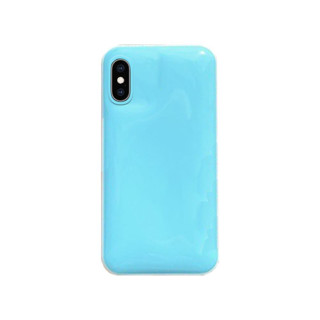 Imagen de PROTECTOR IPHONE X XS JELLY CELESTE