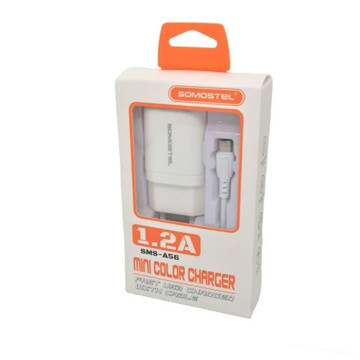 Imagen de CARGADOR SOMOSTEL IPHONE - 1,2A