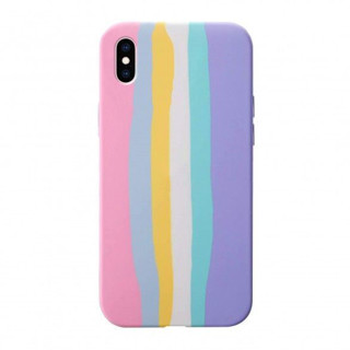 Imagen de PROTECTOR IPHONE XS MAX SILICON RAINBOW