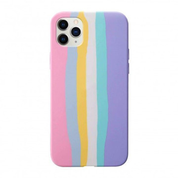 Imagen de PROTECTOR IPHONE 12 PRO MAX SILICON RAINBOW