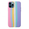 Imagen de PROTECTOR IPHONE 12 12 PRO SILICON RAINBOW