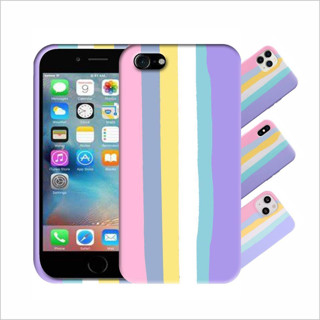 Imagen de PROTECTOR IPHONE 12 12 PRO SILICON RAINBOW