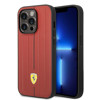 Imagen de FUNDA FERRARI IPHONE 14 PRO LINE RED 2385