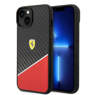 Imagen de FUNDA FERRARI IPHONE 14 PLUS STRIPE RED 2613