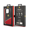 Imagen de FUNDA FERRARI IPHONE 14 PLUS STRIPE RED 2613