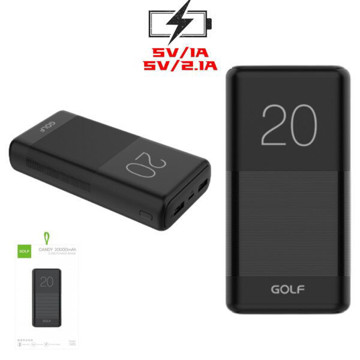 Imagen de POWER BANK 20000 MAH DOBLE USB GOLF