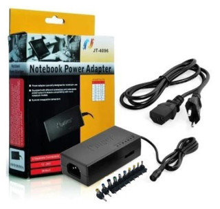 Imagen de CARGADOR UNIVERSAL NOTEBOOK 96W 10 ADAPTADORES INCLUYE HP Y CEIBAL