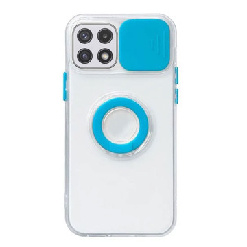 Imagen de PROTECTOR SAMSUNG A22 5G RINGCAM CELESTE