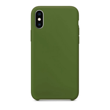 Imagen de Protector iPhone X XS Simil Original Verde Militar