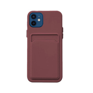 Imagen de PROTECTOR IPHONE 12 WALLET RED WINE