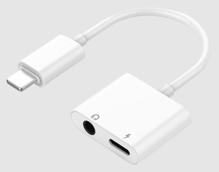 Imagen de ADAPTADOR SOMOSTEL 1 PUERTO LIGHTNING +ENTRADA 3.5MM
