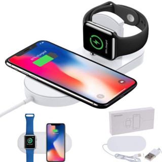 Imagen de CARGADOR INALAMBRICO 2 EN 1 WATCH + PHONE