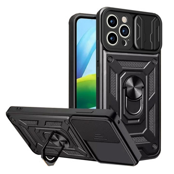 Imagen de PROTECTOR IPHONE 13 PRO CAMRING BLACK