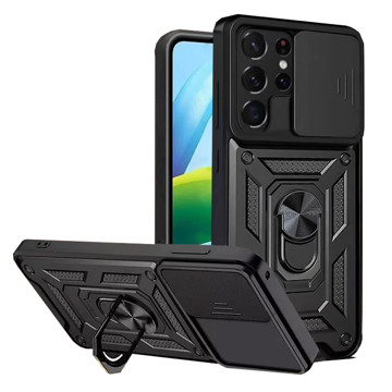 Imagen de PROTECTOR SAMSUNG NOTE 20 CAMRING BLACK + NANOX