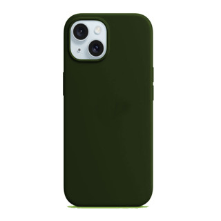 Imagen de Protector IPHONE 15 simil original VERDE MILITAR
