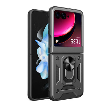 Imagen de PROTECTOR MOTOTOLA RAZR 40 ULTRA CAMRING BLACK