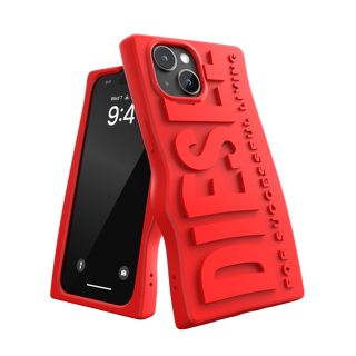 Imagen de FUNDA DIESEL IPHONE 15 SILICONE WAVY 54116 RED