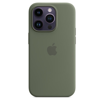 Imagen de SILICONA MAGSAFE ORIGINAL IPHONE 13 PRO MAX VERDE MILITAR