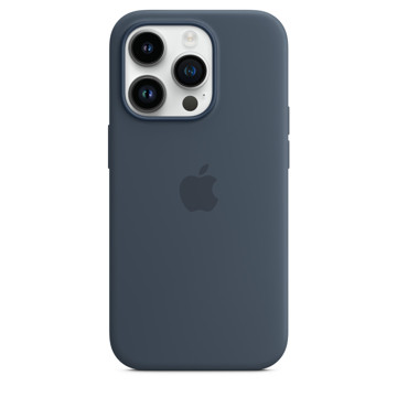 Imagen de Silicona Magsafe iPhone 14 pro MAX Storm Blue