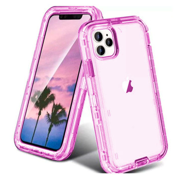 Imagen de PROTECTOR IPHONE 15 PRO ROBOT 360 PINK