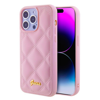 Imagen de FUNDA GUESS IPHONE 15 PRO LEATHER PINK 9765