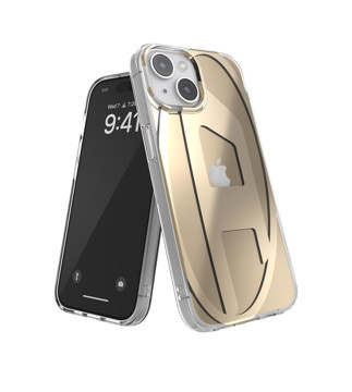 Imagen de FUNDA DIESEL IPHONE 15 OVAL 54088 GOLD