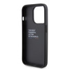 Imagen de FUNDA BMW IPHONE 15 PRO PU LEATHER BLACK GRIP 1950