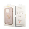 Imagen de FUNDA GUESS IPHONE 15 PRO LEATHER PINK 1605