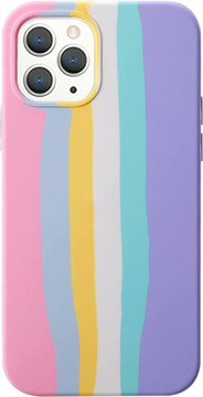 Imagen de PROTECTOR IPHONE 13 PRO SILICON RAINBOW