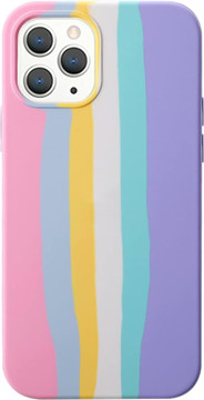 Imagen de PROTECTOR IPHONE 13 PRO MAX SILICON RAINBOW