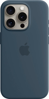 Imagen de Silicona Magsafe iPhone 15 Pro Storm Blue