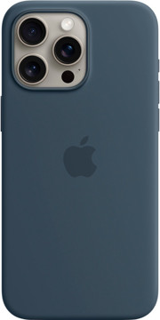 Imagen de Silicona Magsafe iPhone 15 Pro MAX Storm Blue