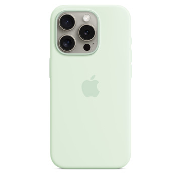 Imagen de Silicona Magsafe iPhone 15 PRO MAX Soft Mint