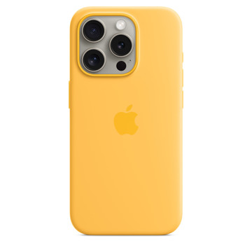 Imagen de Silicona Magsafe iPhone 15 PRO MAX Sunshine