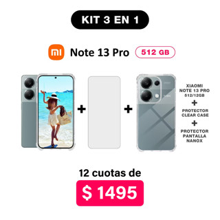 Imagen de Promo Pack Xiaomi Note 13 Pro 12/512GB + Accesorios