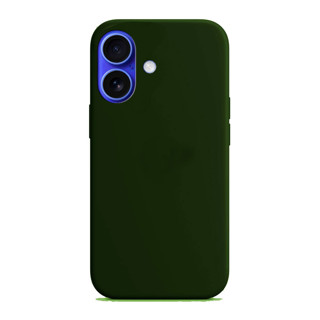 Imagen de PROTECTOR IPHONE 16 SIMIL OR. VERDE MILITAR