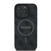 Imagen de GUESS IPHONE 16 PRO MAGSAFE PU LEATHER CASE COLORED RING AND CLASSIC LOGO BLACK 7224