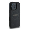 Imagen de GUESS IPHONE 16 PRO MAGSAFE SAFFIANO HOT STAMP PEONY PATTERN AND CLASSIC LOGO BLACK 7811
