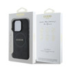 Imagen de GUESS IPHONE 16 PRO MAGSAFE SAFFIANO HOT STAMP PEONY PATTERN AND CLASSIC LOGO BLACK 7811