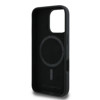 Imagen de KARL LAGERFEL IPHONE 16 PRO MAGSAFE LIQUID SILICONE CASE KARL AND CHOUPETTE HEADS BLACK 8666