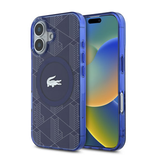Imagen de FUNDA LACOSTE IPHONE 16 MAGSAFE MONOGRAM MONOGRAM NAVY 1283