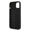 Imagen de funda BMW IPHONE 13 SILICONA METAL LOGO NEGRO 2747