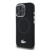Imagen de FUNDA LACOSTE IPHONE 16 PRO MAX MAGSAFE SILVER CROC BLACK 7194