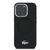 Imagen de FUNDA LACOSTE IPHONE 16 PRO MAX MAGSAFE SILVER CROC BLACK 7194