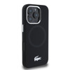 Imagen de FUNDA LACOSTE IPHONE 16 PRO MAX MAGSAFE SILVER CROC BLACK 7194
