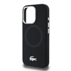 Imagen de FUNDA LACOSTE IPHONE 16 PRO MAX MAGSAFE SILVER CROC BLACK 7194