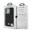 Imagen de FUNDA LACOSTE IPHONE 16 PRO MAX MAGSAFE SILVER CROC BLACK 7194